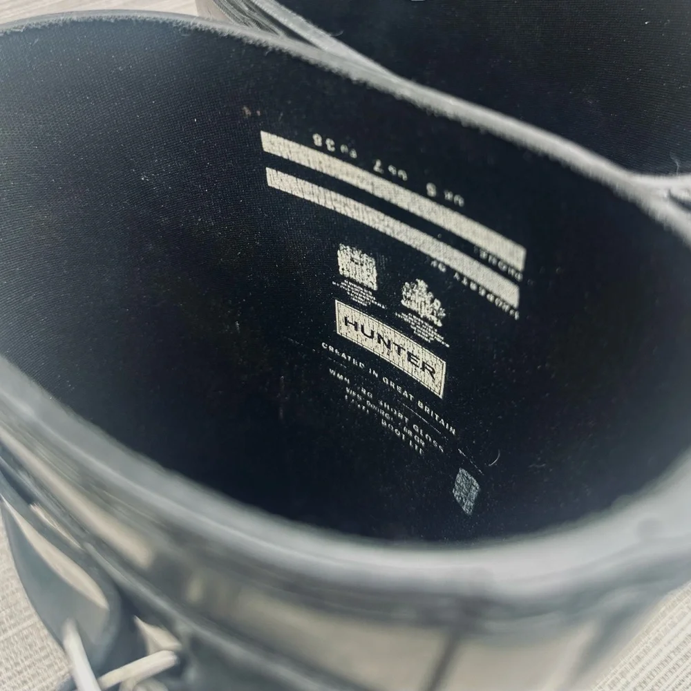 Hunter Black Rain Boots Women’s 7 🖤 - Picture 5 of 7